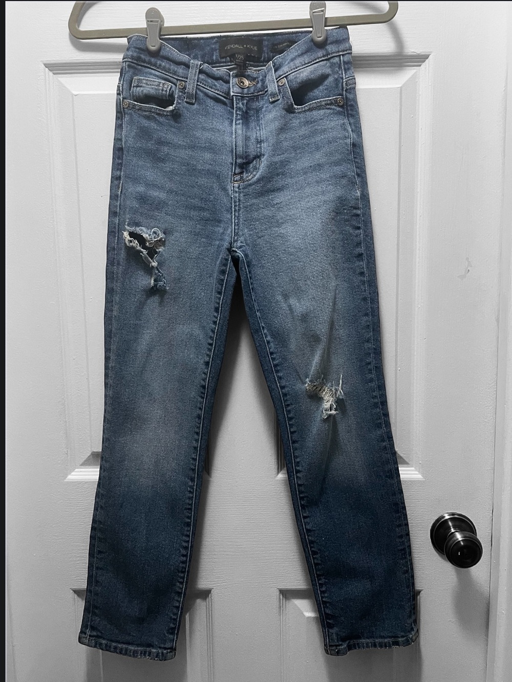 Kendall & Kylie The Icon High Rise Straight Jeans